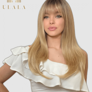 szőke - természetes paróka - eredeti emberi haj