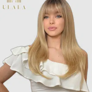 szőke - természetes paróka - eredeti emberi haj