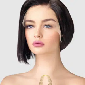 barna lace front hálós csipke paróka