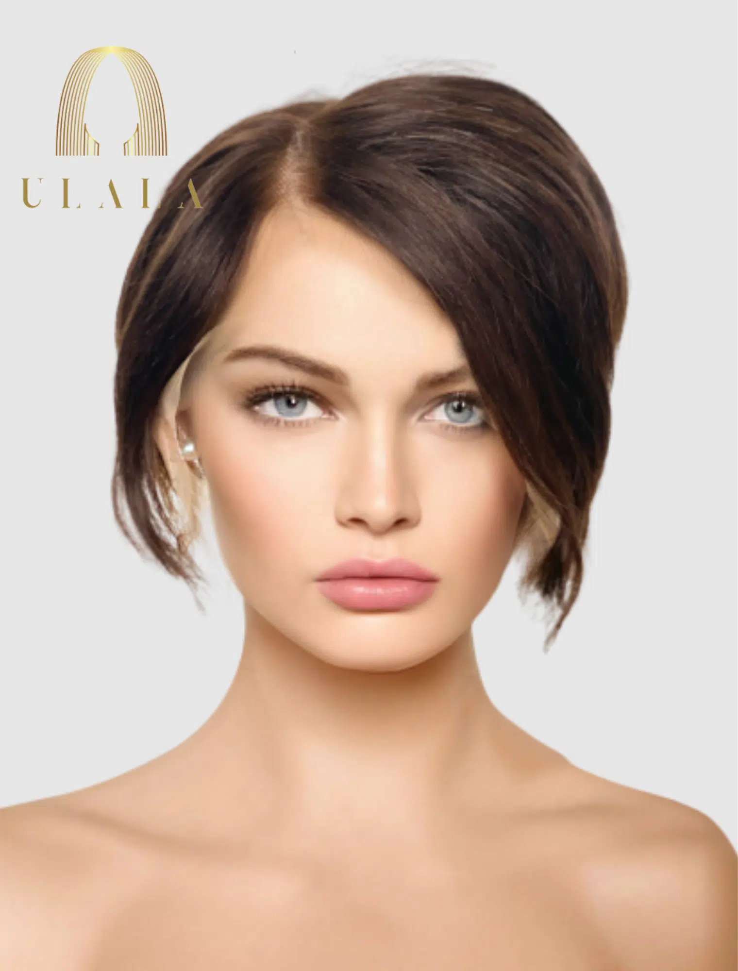 barna lace front hálós paróka természetes