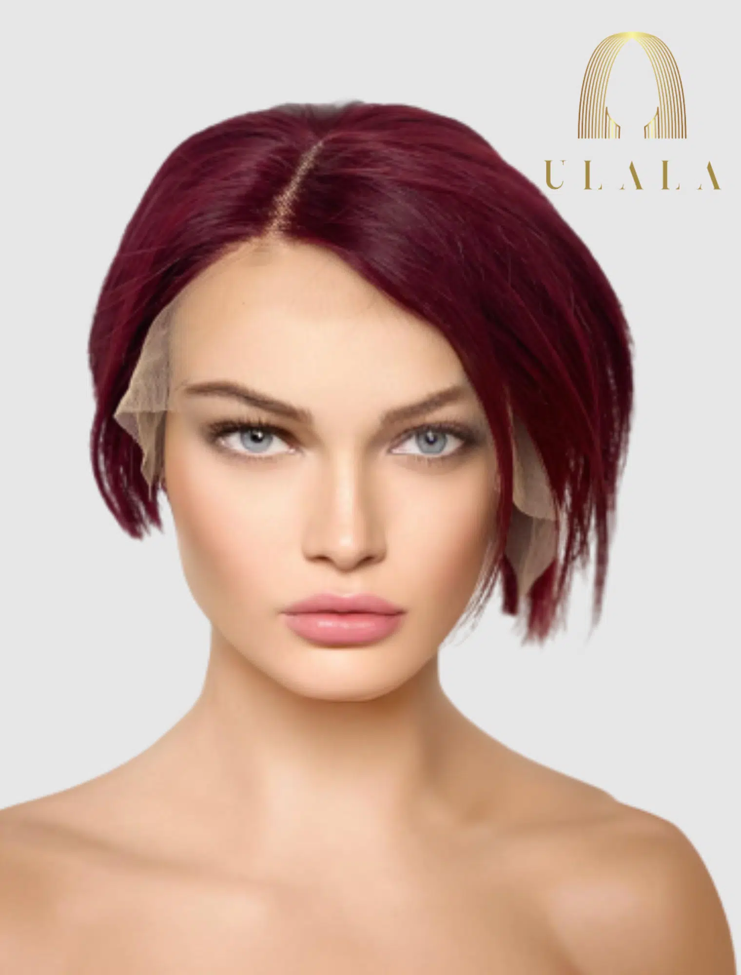 burgundy vörös paróka eladó lace front