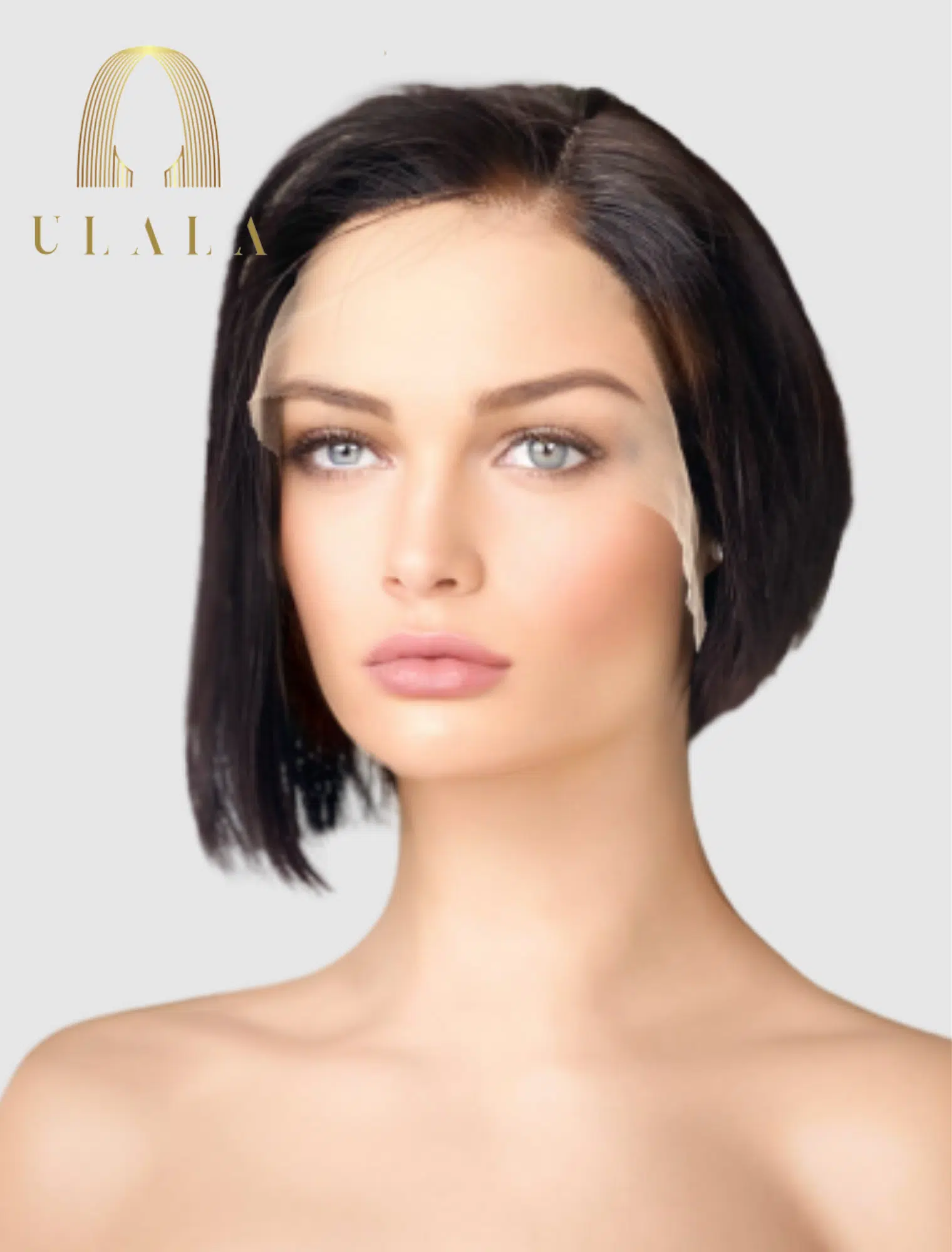 sötétbarna hálós csipke paróka eladó