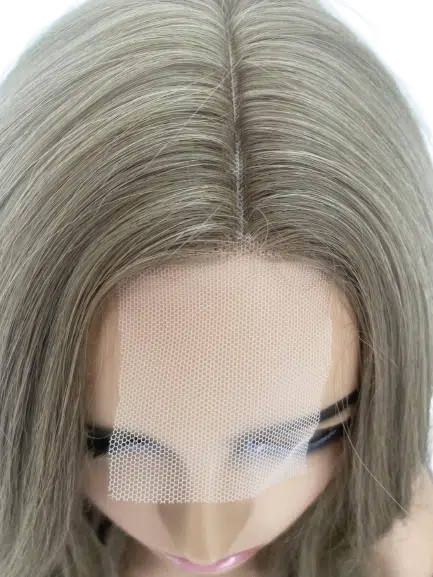 Hosszú természetes szőke hálós (Lace front) paróka - Image 13