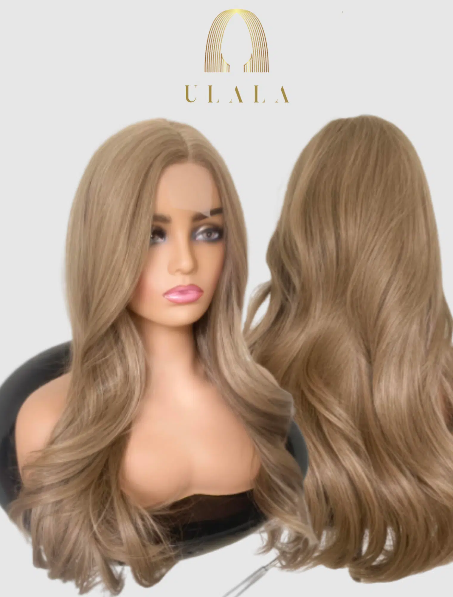hálós lace front paróka szőke