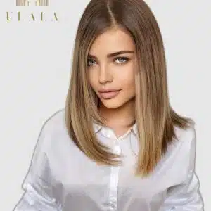 szőke lace front hálós csipke paróka