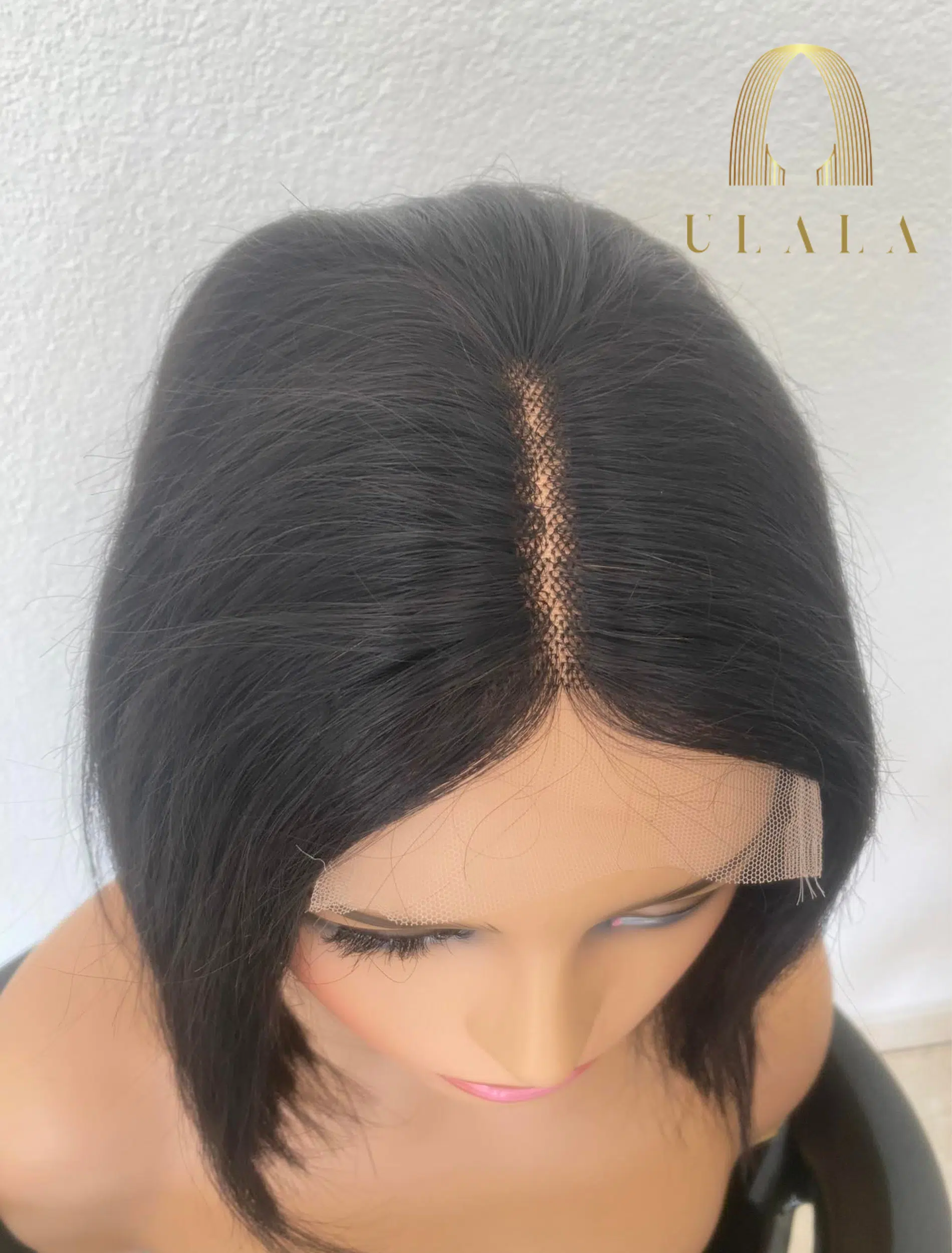 Fekete Hálós csipke lace front paróka
