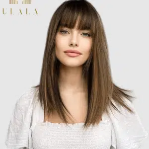 barna paróka igazi hajból