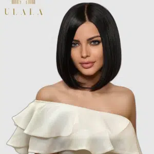 fekete emberi haj paróka eladó