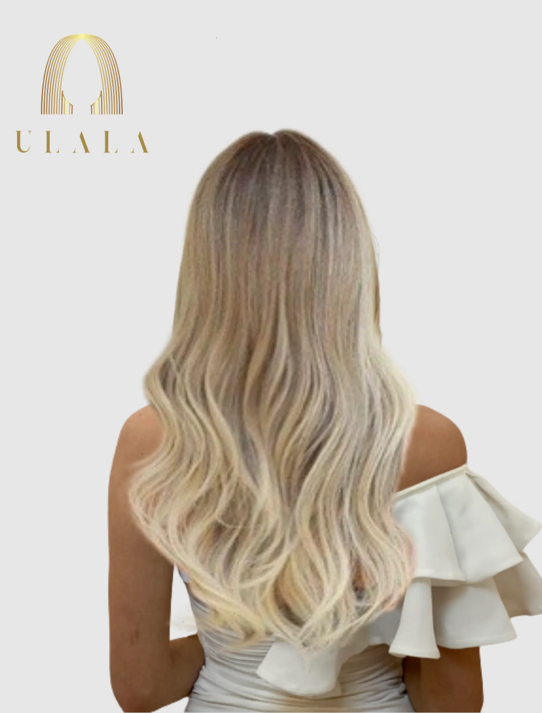 hosszú szőke paróka igazi emberi hajból