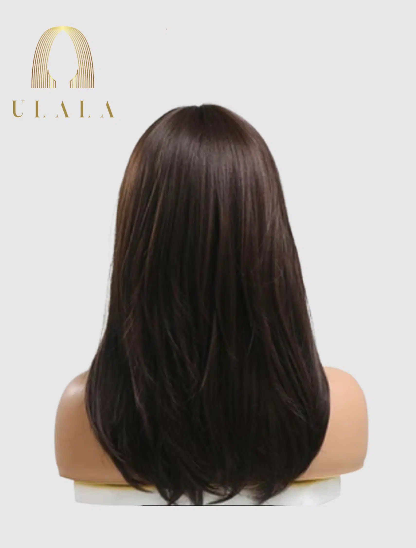 sötét barna paróka