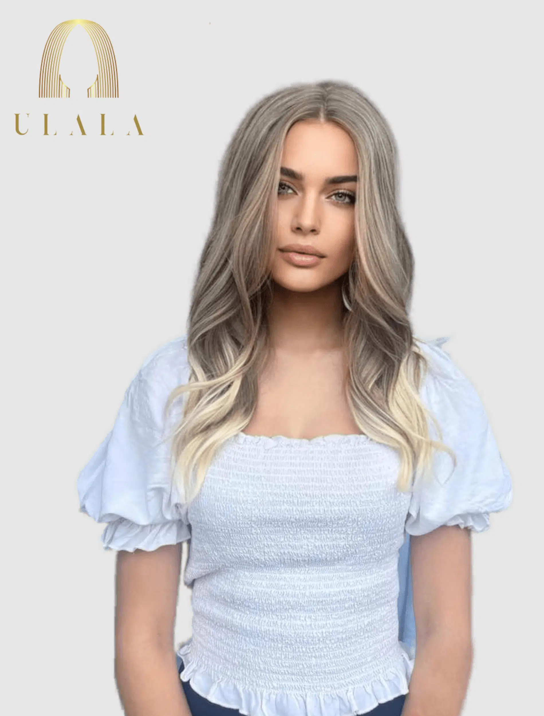 szőke lace front hálós paróka