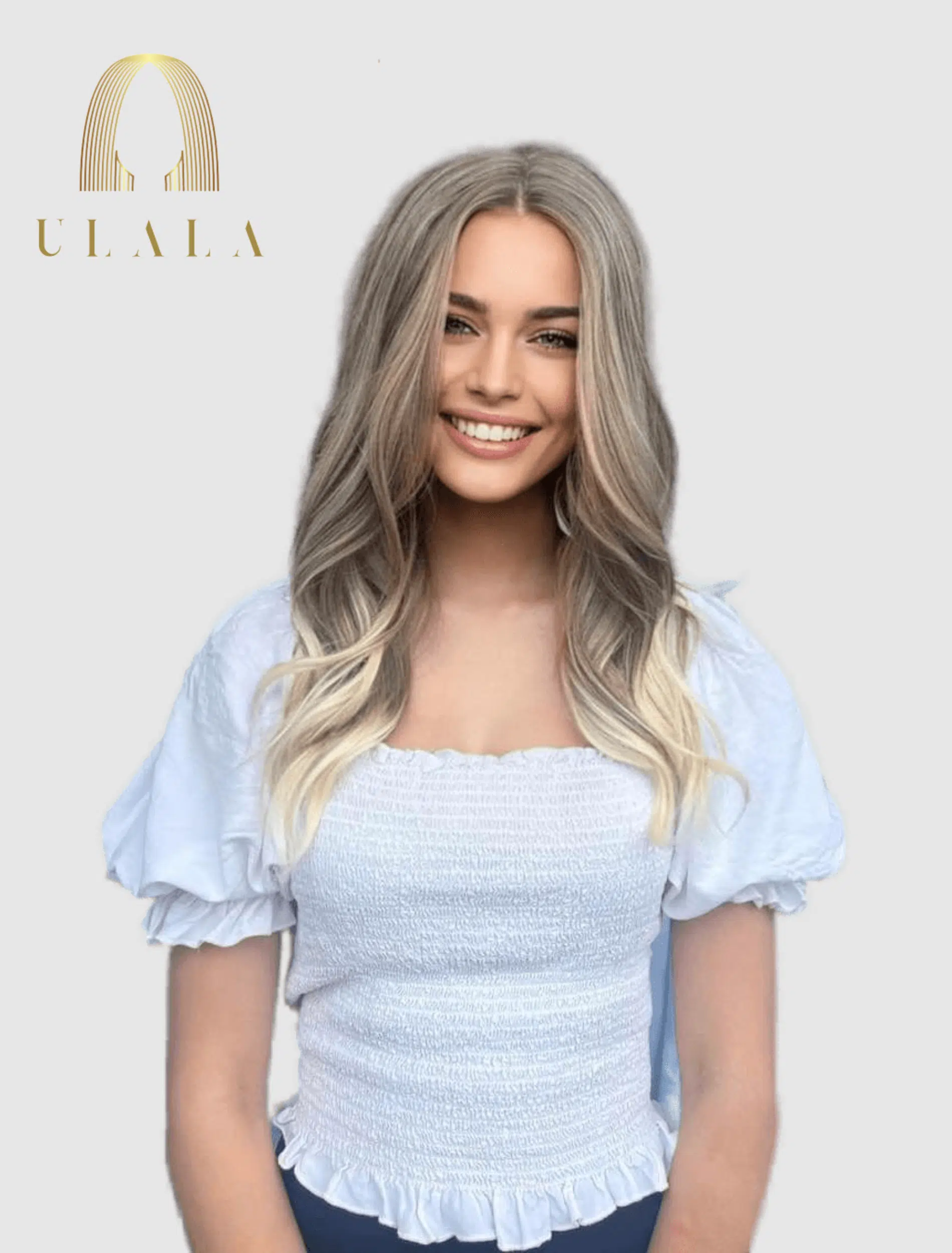 szőke lace front - láthatatlan elejű paróka