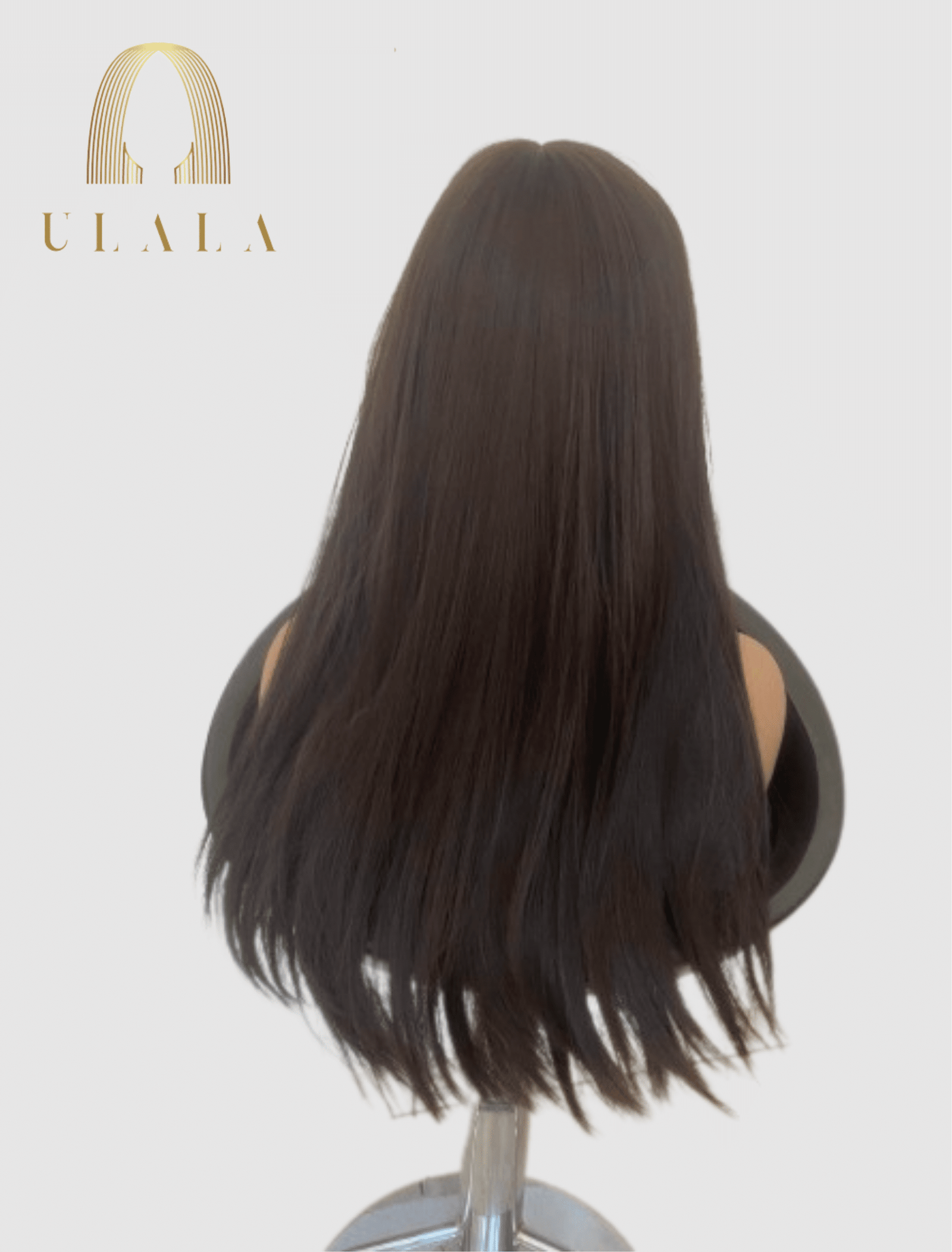 természetes hosszú barna paróka