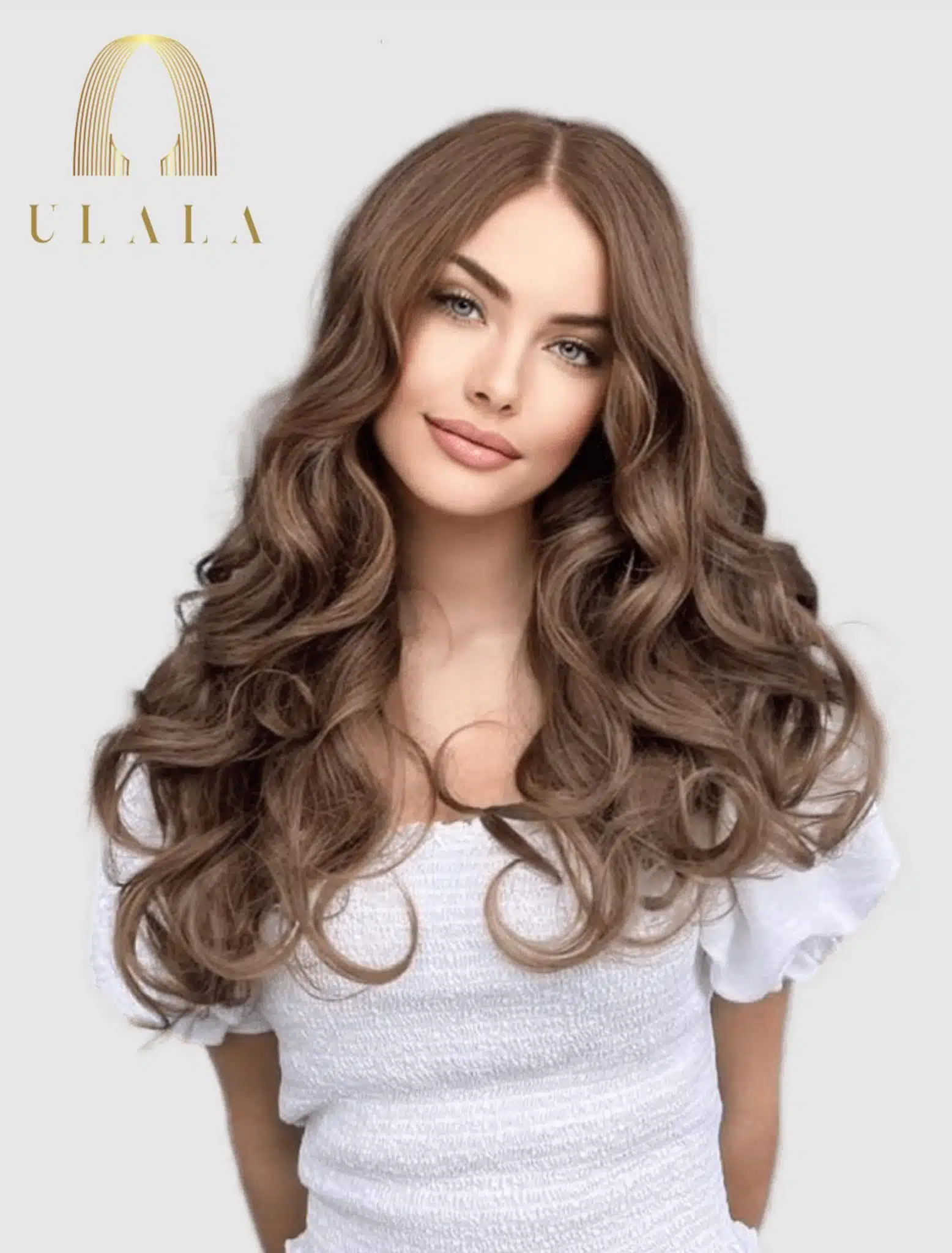 világos barna lace front paróka