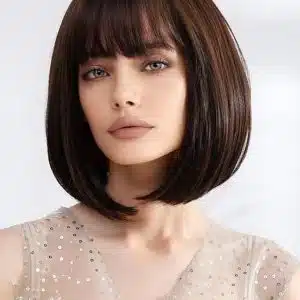 barna valódi haj paróka